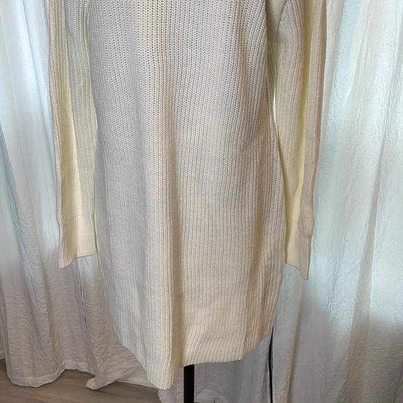 NWOT WAYF Lombard Mock Neck Sweater Dress In Ivory Size XL - Picture 7 of 10